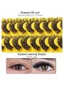 10 Pairs Eyelashes Russian Volume Strip Lashes Natural Wispy D Curly Mink False Eyelashes Look Like Extensions