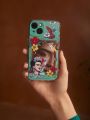 Frida Kahlo X SHEIN Flower Print Phone Case