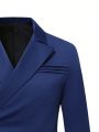 Manfinity Mode Men Solid Single Button Blazer