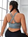 Yoga Basic Plus Criss Cross Back Sports Bra