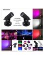 Par Lighting for Stage, 1w Led Stage Spotlight Lightweight Portable Lamp, 360 Degree Soft Stable Continuous Luminescence For Disco Bar Ktv Lighting