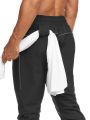 Daily&Casual Men Drawstring Waist Sports Pants & Towel Loop
