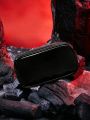 HOUSE OF THE DRAGON X SHEIN Dragon Family Collaboration Black Semi-transparent Portable Cosmetic Bag
