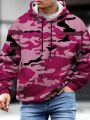 Manfinity Men's Camouflage Drawstring Hoodie