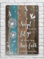 1pc, Dragonfly And Dandelion Metal Tin Sign (8x12), Retro Metal Tin Sign, Vintage Sign, Home Wall Art Decor, Home Decor, Room Decor, Farm Decor, Patio Garden Decor, Coffee Shop Restaurant Decor