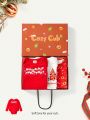 Cozy Cub Baby Boy 3pcs Christmas Print Gift Box Bodysuit