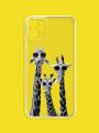 Giraffe Clear Case Compatible With iPhone