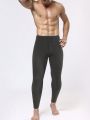Men's Solid Color Warm Bottoms
