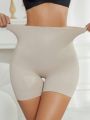 Women'S High Waisted Solid Color Body Shaping Shorts