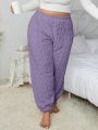 Plus Solid Flannelette Sleep Pants