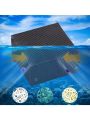 Activated Carbon Aquarium Filter, Cube Honeycomb Structure Charcoal Deodorant Fish Tank Water Purifier Activated Charcoal Cubes for Pools Water Purification
