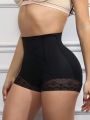 Women's Solid Color Lace Trim Shapewear Bottoms