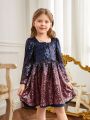 SHEIN Kids CHARMNG Young Girls Partywear for Christmas