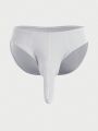 1pc Men's Gray Elephant Trunk Design Sexy Underwear