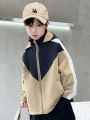 Tween Boy Colorblock Zip Up Hooded Coat