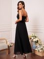 Contrast Sequin Cami Bridesmaid Dress