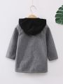 Toddler Boys 2 In 1 Hooded Overcoat