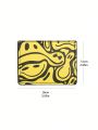 Bat Sada 1pc Street Style Personality Face Printed Card Holder
