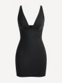 Ladies' Body Sculpting Shapewear Strappy Dress With Tummy Control