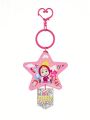SHEIN X Masha and The Bear Star Keychain Bag Pendant