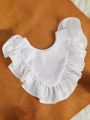 Baby Ruffle Trim Bib