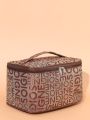 Letter Graphic Makeup Bag , Travel Essentials