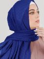 1pc Women's Fashion Chiffon Pom Pom Casual Headscarf Shawl Wrap