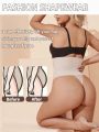 Women's Sexy Lace Patchwork High Waist Tummy Control Thong Shapewear