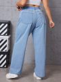 Plus Size Straight Leg Jeans