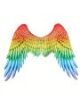 1pc Colorful Adult Size Wings, Suitable For Halloween, Mardigras, Party Cosplay Accessory