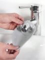 Grey Kitchen Sink Faucet Extension Extender, Long And Flexible