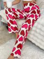 Umamao Estudio Women'S Heart Print Pyjama Bottoms