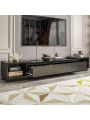 TV Stand with 3 Drawers, Modern Extendable TV Stand in Stretch for TVs up to 120