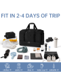ETRONIK Travel Duffle Bag for Men Women, Carry on Bags for Airplanes with Toiletry Bag, Gym Bag with Shoe Compartment, Weekender Overnight Bag for Sports Business Trip