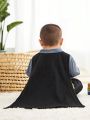 SHEIN Baby Boy'S Superhero Cape Style Outfit To Save The World