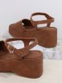 Women'S Versatile Wedge Heel Thick Bottom Sandals
