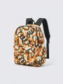 JNSQ Outdoor Camo Leisure Sports Graffiti Backpack, Large Capacity, Simple And Fashionable, Multi-functional