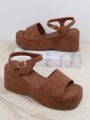 Women'S Versatile Wedge Heel Thick Bottom Sandals
