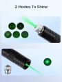 Teckwe USB Rechargeable Laser Light,Adjustable Focus Green Flashlight With Long Range Green Beam For Dogs Cats/Outdoor Hunting/Teaching
