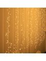 1000 Led Warm Light Fireworks String Lights, Copper Wire Fairy Lights For Window, Curtain, Garden, Yard, Patio, Home Decor, Wedding, Bedroom, Wall, Parties, Commercial Use, Pathway, Street Decoration, Greenery Projects, Creating Romantic & Cozy