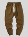Extended Sizes Men Plus Drawstring Waist Sweatpants