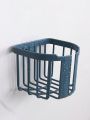 1pc Random Color Punch-free Bathroom Storage Rack, Toilet Paper Holder, Tissue Roll Rack