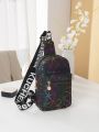 Mini Holographic Geometric Graphic Sling Bag