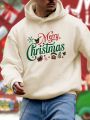 Manfinity Homme Loose Fit Men's Christmas Printed Hoodie