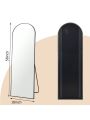 BEAUTYPEAK Arched Full Length Floor Mirror 58