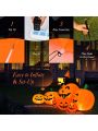 Costway Halloween 7.5 FT Inflatable Pumpkin Combo Decoration w/ Witch Black Cat