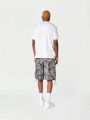 SUMWON All Over Printed Nylon Cargo Shorts
