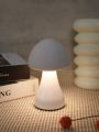 1pc 3-color Mini Mushroom Decor Desktop Night Light & Mini Mushroom Decorative Night Light