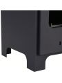 HOMCOM Freestanding Ethanol Fireplace Stove, Burns up to 3 Hours, Black