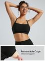 GLOWMODE FeatherFit™ Strappy Adjustable Versatile Style Sports Bra Light Support Low Impact Yoga Studio